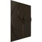 Ekena Millwork 19 5/8in. W x 19 5/8in. H Windmill EnduraWall Decorative 3D Wall Panel Covers 2.67 Sq. Ft. WP20X20WICDB - alternate 6